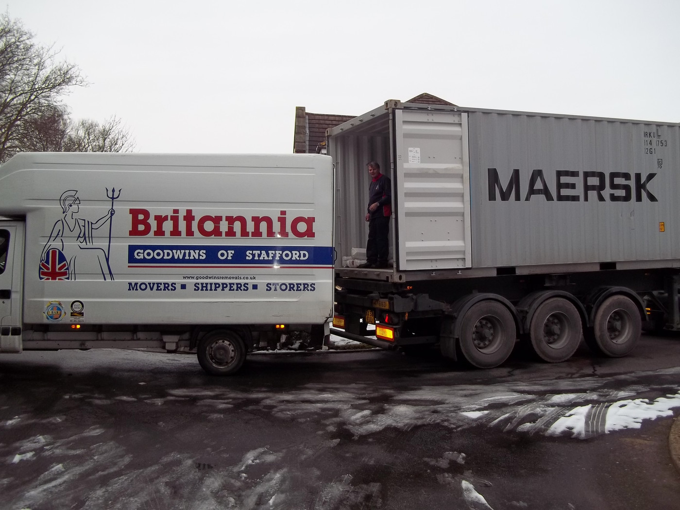 Britannia Goodwins Removals & Storage Stafford Deep Sea Shipping Containers