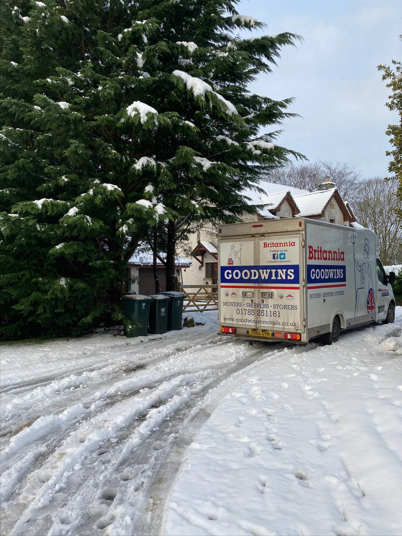 Moving Home in Winter Britannia Goodwins Stafford